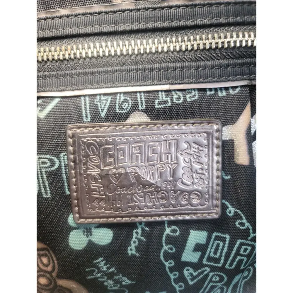 Coach Poppy Graffiti Groovy Bag Black